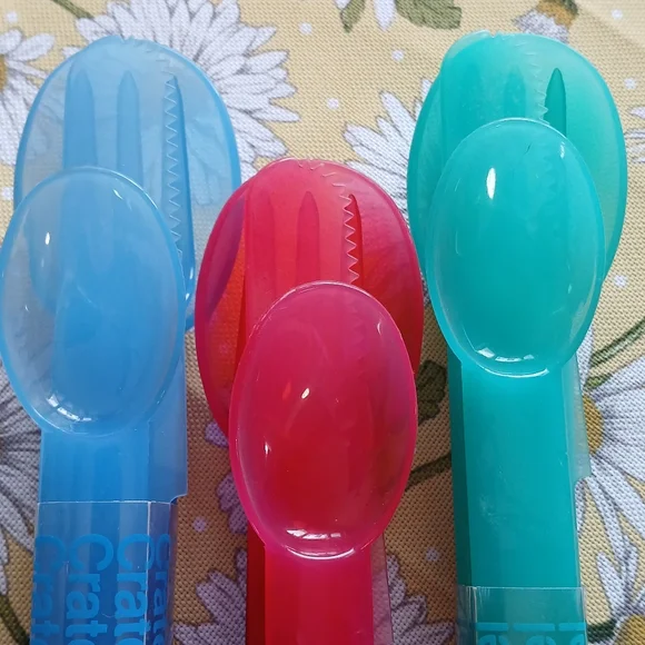 Crate & Barrel Colorful Outdoor Utensil Set - Picture 8 of 11